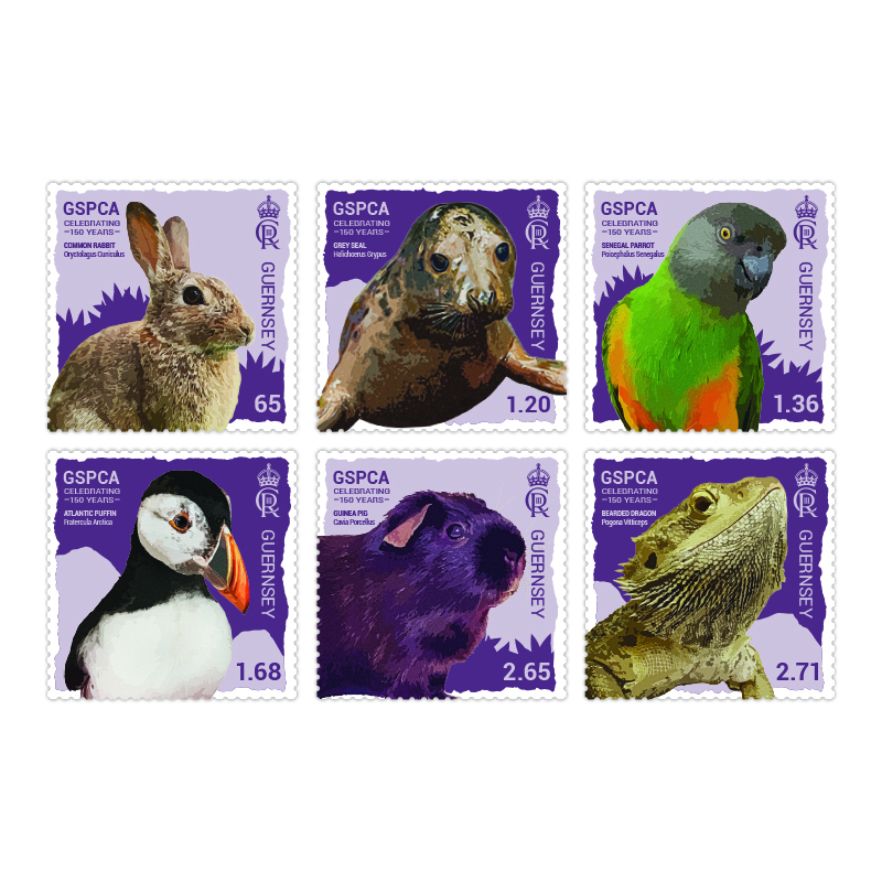 Commemorative stamps celebrate 150th anniversary of the GSPCA